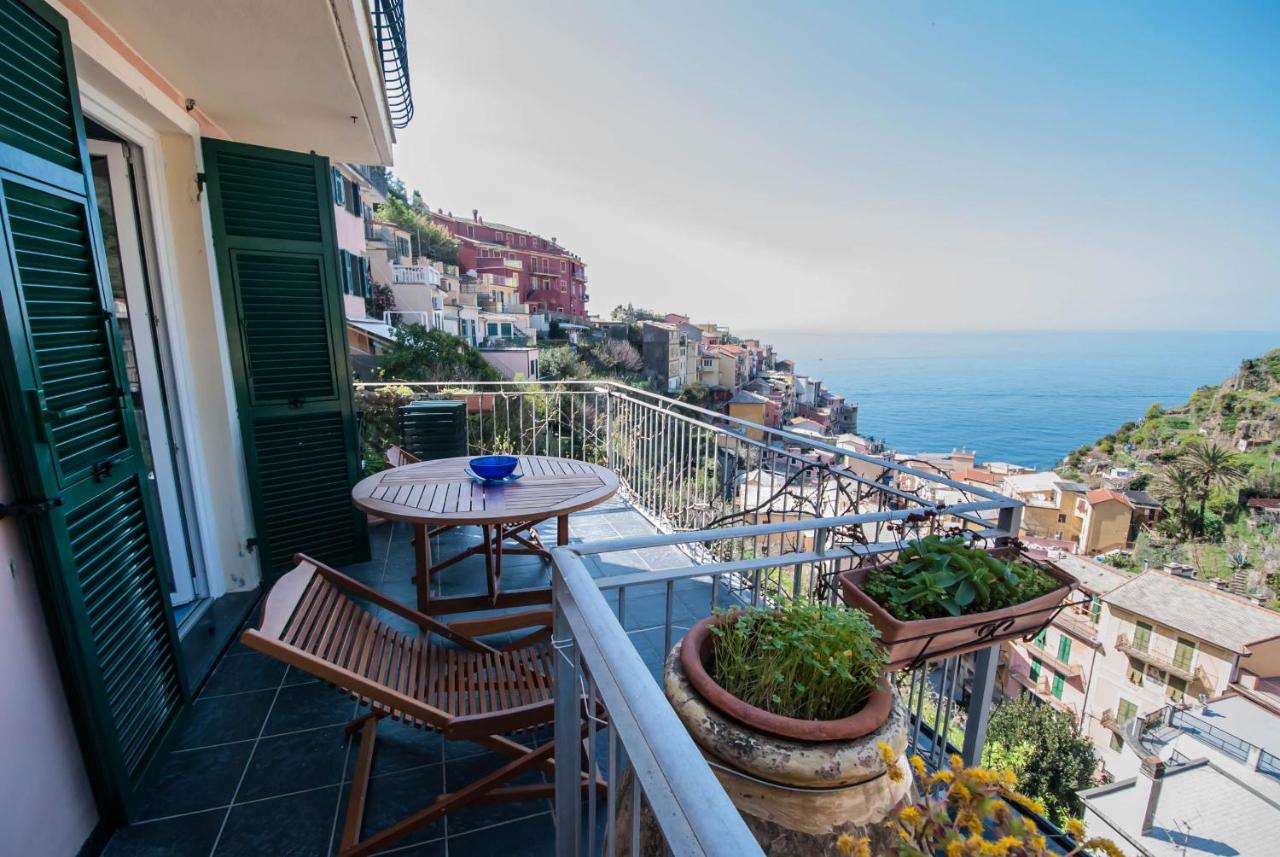 Spectacular view over Manarola from an apartment terrace